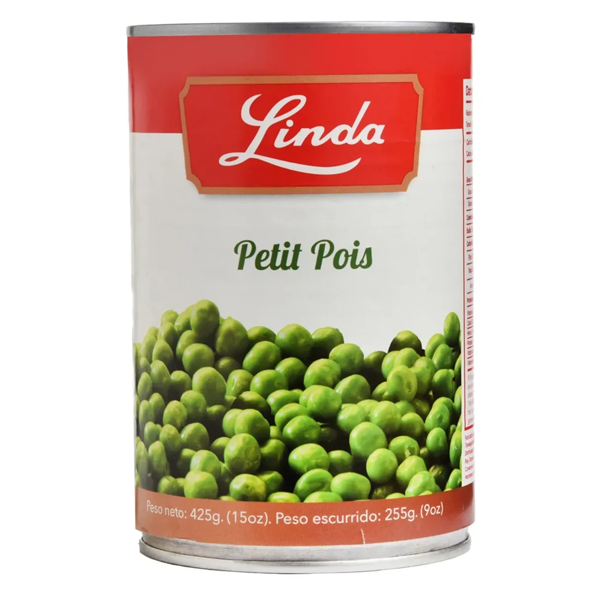 Petit Pois Linda 15 Oz